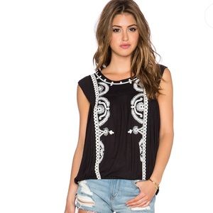 🔴 Free People Embroidered Tank